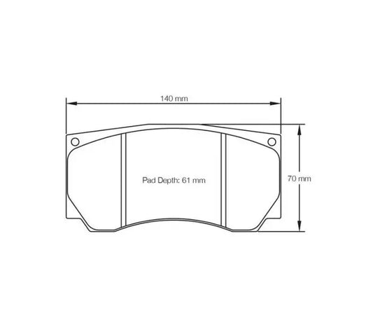 Pagid S3279T02001 Brake Pad S3279 RST 2