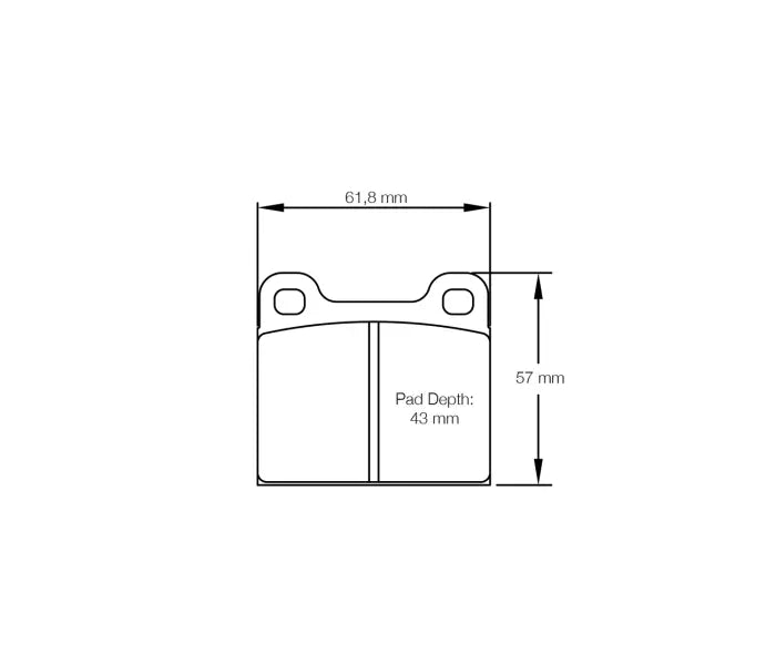 Pagid E430414010 Brake Pad S4304 RS 14