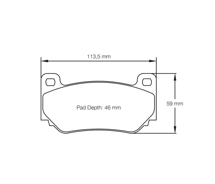 Pagid S4349L1E001 Brake Pad S4349 RSL 1E