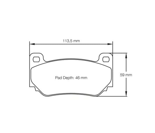 Pagid S4349T2E001 Brake Pad S4349 RST 2E