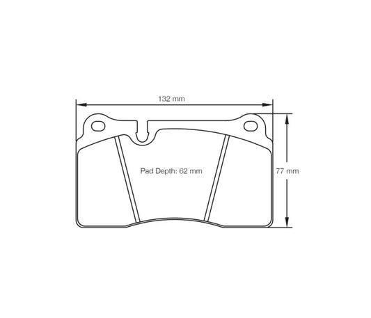 Pagid S4906C01B01 Brake Pad S4906 RSC 1 (bedded)
