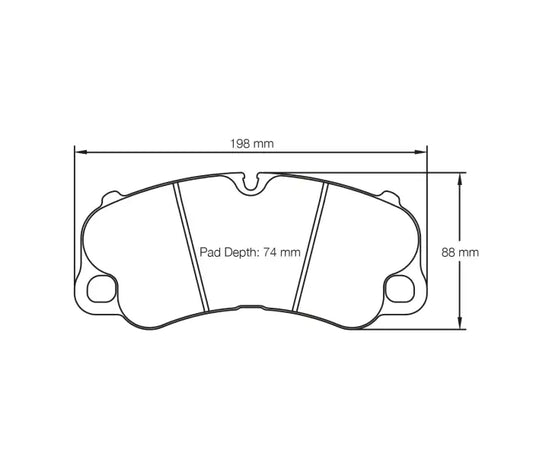 Pagid S4927C01B01 Brake Pad S4927 RSC 1 (bedded)