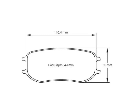 Pagid S4929L02B01 Brake Pad S4929 RSL 2 (bedded)