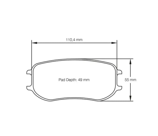 Pagid S4929R29B01 Brake Pad S4929 RSL 29 (bedded)