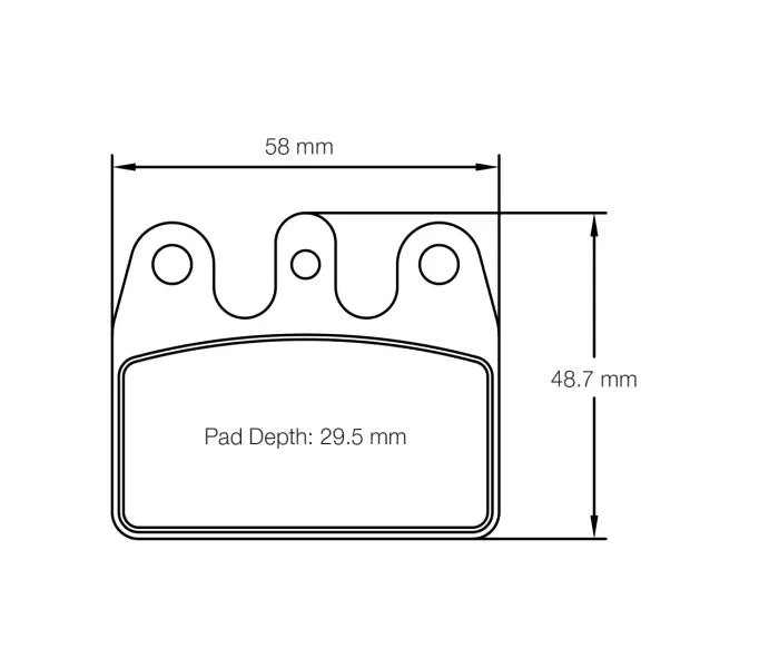 Pagid S5100K02001 Brake Pad S5100 K 2