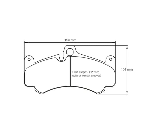 Pagid S8004L01B01 Brake Pad S8004 RSL 1 (bedded)