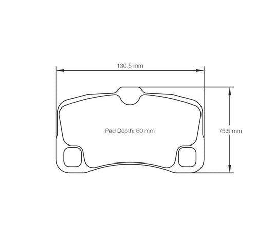 Pagid S8006L01B01 Brake Pad S8006 RSL 1 (bedded)