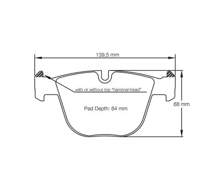 Pagid S8021C02001 Brake Pad S8021 RSC 2