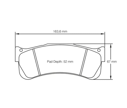 Pagid S8004L1EB01 Brake Pad S8038 RSL 1E (bedded)