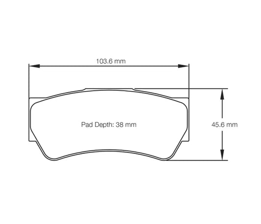 Pagid S8049R34U01 Brake Pad S8049 RS 34