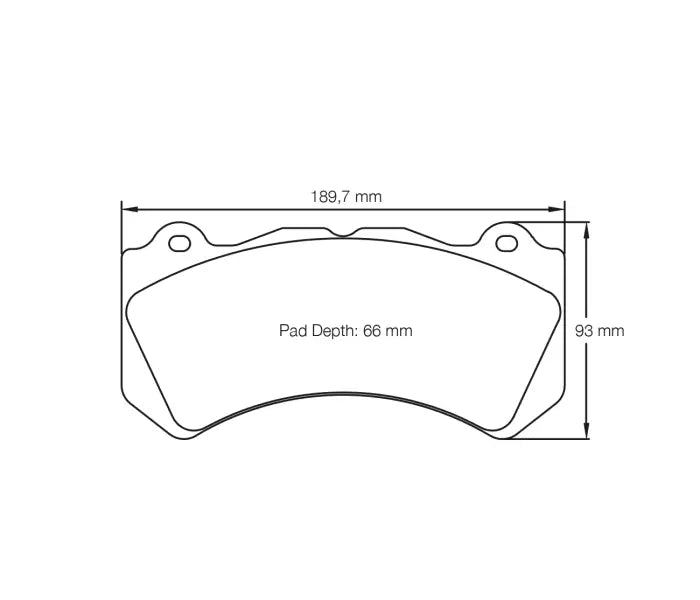 Pagid S8081R29B01 Brake Pad S8081 RSL 29 (bedded)