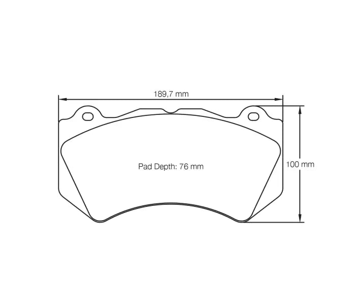 Pagid S8083L01B01 Brake Pad S8083 RSL 1 (bedded)