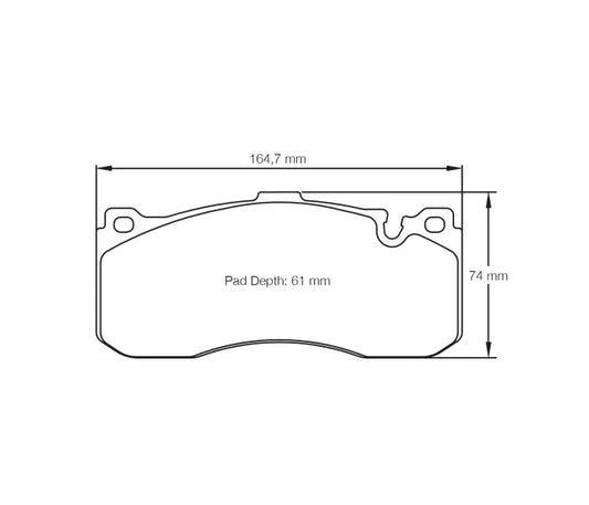 Pagid S8084R29B01 Brake Pad S8084 RSL 29 (bedded)