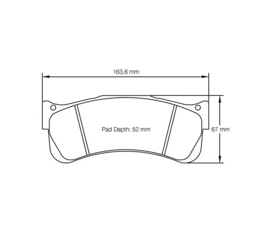 Pagid S8087RSX001 Brake Pad S8087 RSX