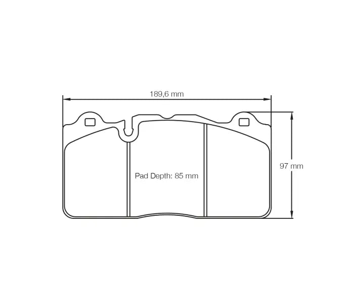 Pagid S8091C01B01 Brake Pad S8091 RSC 1 (bedded)