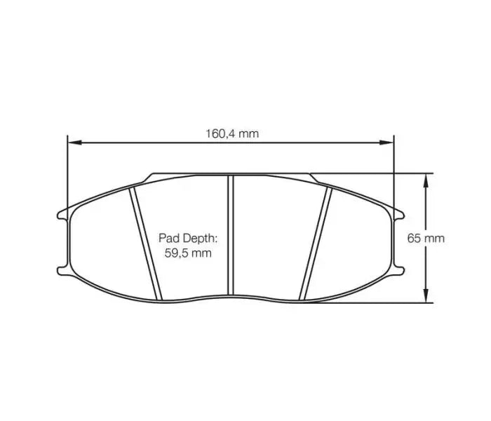 Pagid S8092L01B01 Brake Pad S8092 RSL 1 (bedded)