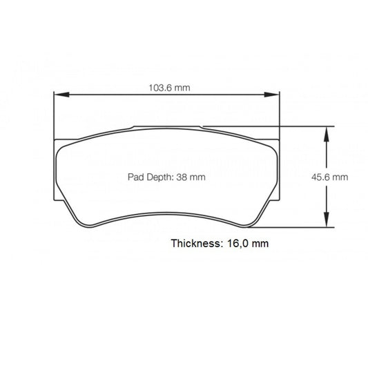 Pagid S8049R34001 Raceblok Set RS34