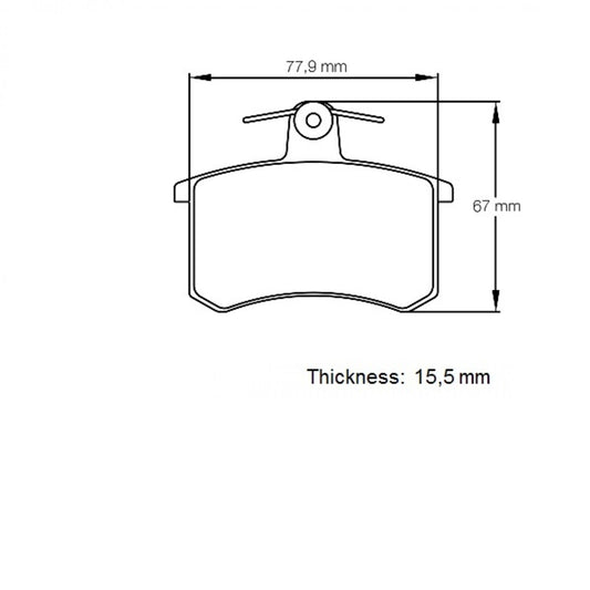Pagid S3242H42001 Raceblok Set RSH42