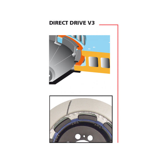 PFC 378.34.0062.461 REPLACEMENT BRAKE ROTOR V3 (RIGHT) FOR 378.064.64