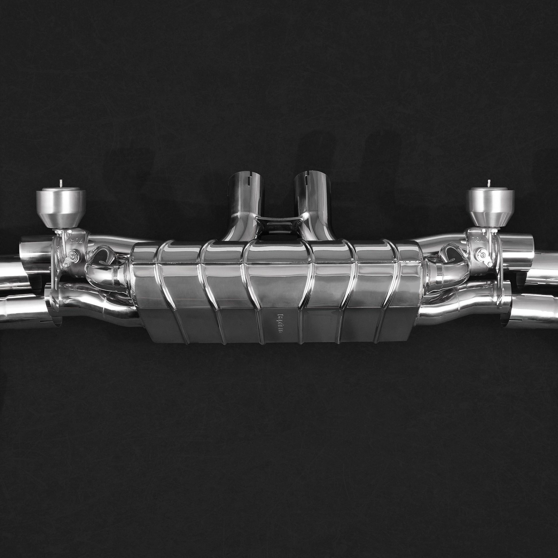 Capristo 02PO07703017 Porsche 536 Cayenne S 2.9 BiTurbo (19+) Valved Exhaust with Mid-Silencer Delete and Carbon Tips (CES3) 