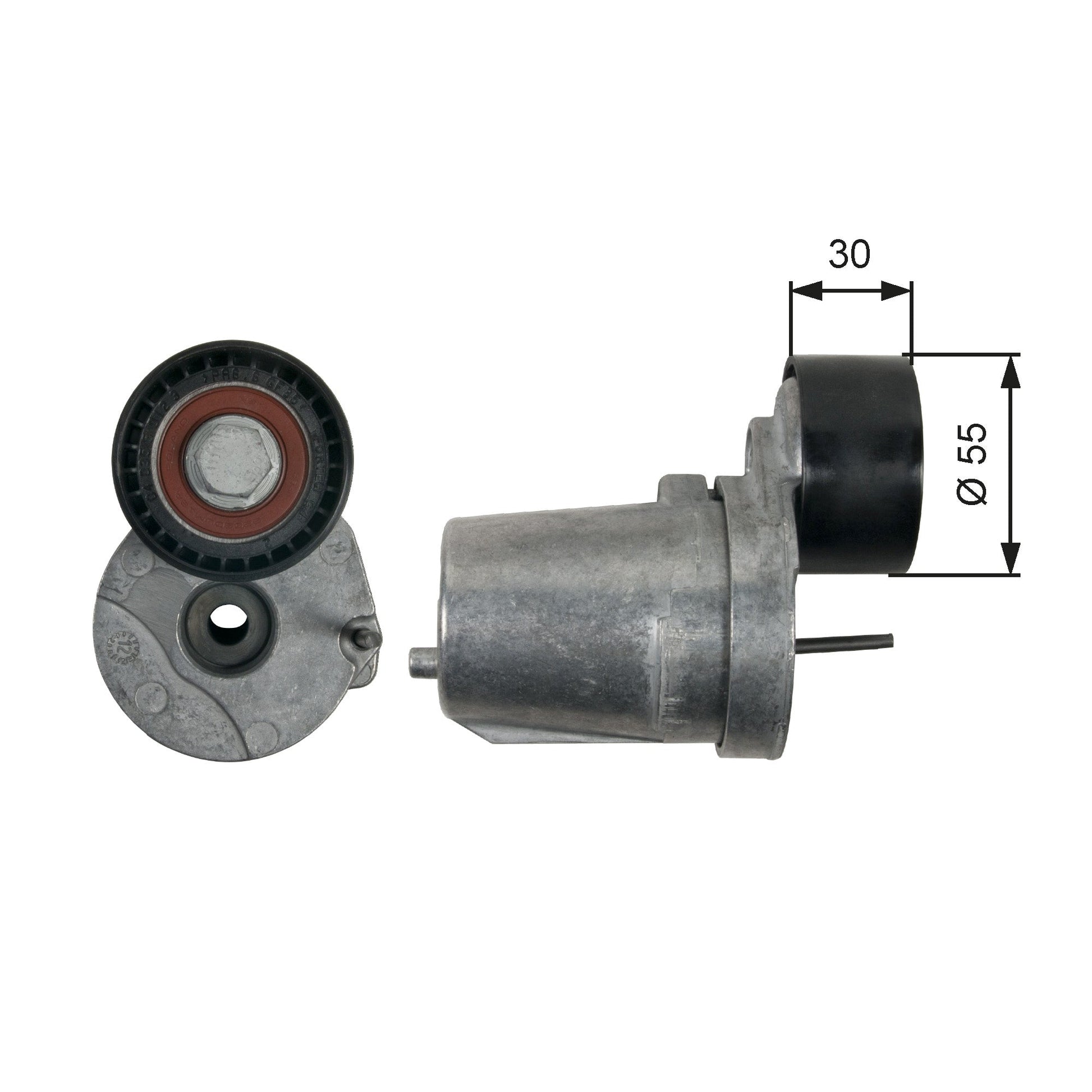 GATES GATT39226 V-Ribbed Belt Tensioner Pulley