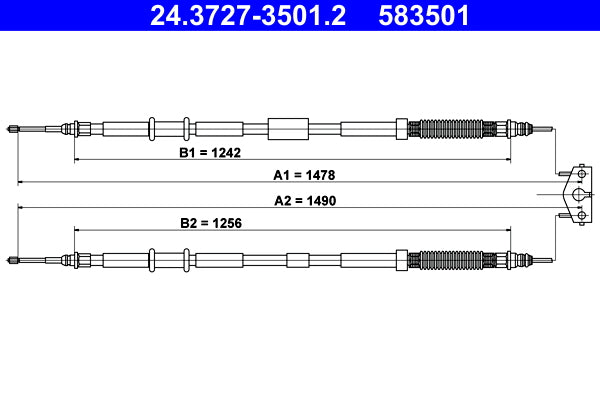 BOSCH 1987482148 Parking Brake Cable Pull