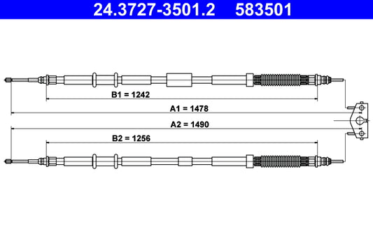 BOSCH 1987482148 Parking Brake Cable Pull