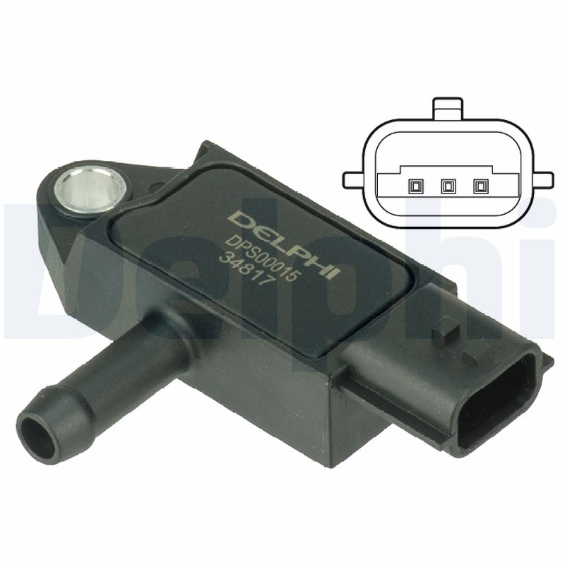 DELPHI PS00015 Exhaust Pressure Sensor