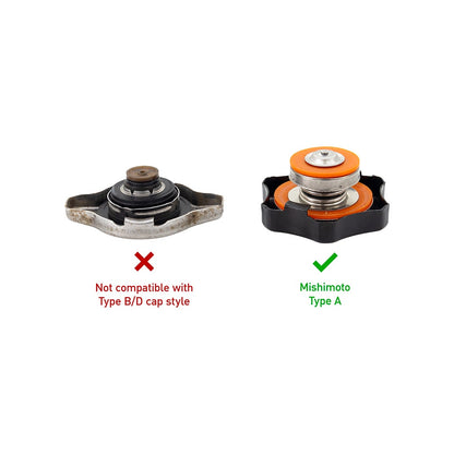 Mishimoto MMRC-13-SMC High-Pressure 1.3 Bar Radiator Cap, Small
