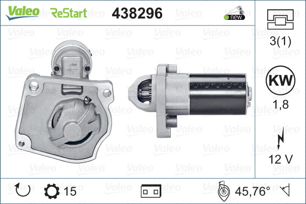VALEO VAL438296 Starter