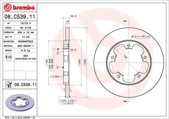 AUGER AUG53868 Disc Brake Caliper Repair Kit