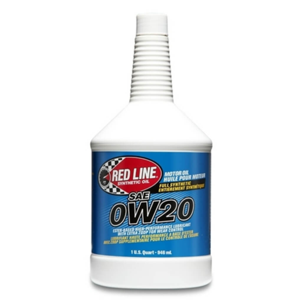 RED LINE OIL 11804 HIGH PERFORMANCE MOTOR OIL 0W20 0.95 L (1 QT)
