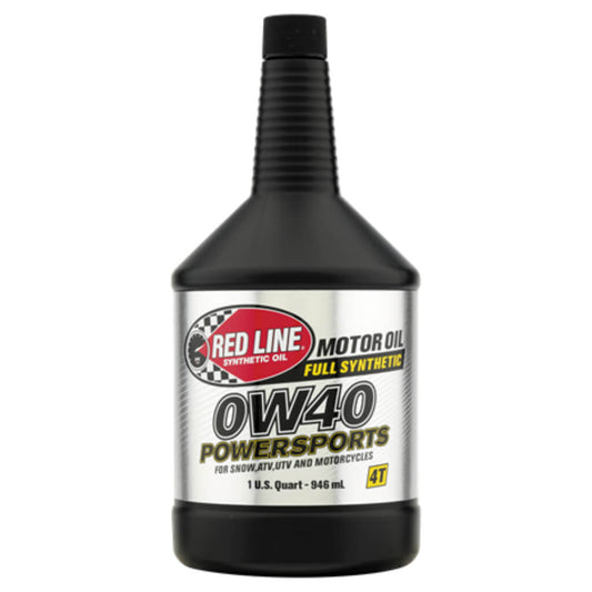 RED LINE OIL 42204 POWERSPORTS MOTOR OIL 0W40 0.95 L (1 QT)