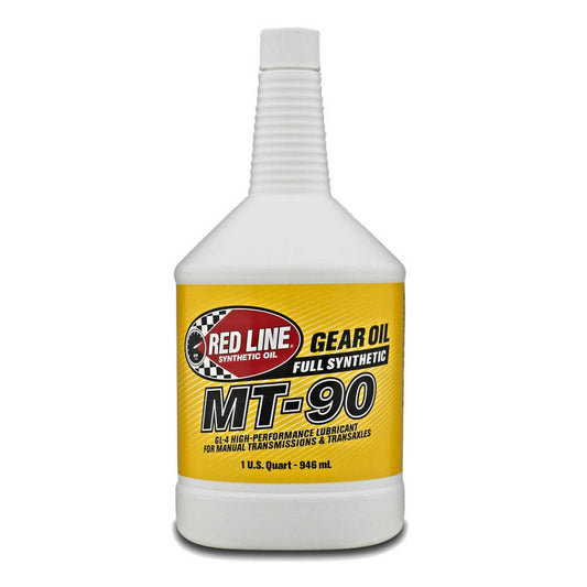 RED LINE OIL 50304 GEAR OIL MT-90 75W90 GL-4 0.95 L (1 QT)