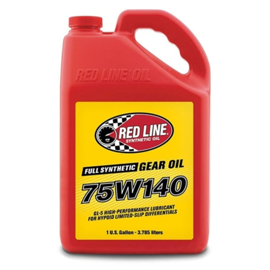 RED LINE OIL 57916 GEAR OIL FOR DIFFERENTIALS 75W140 GL-5 18.93 L (5 GAL)