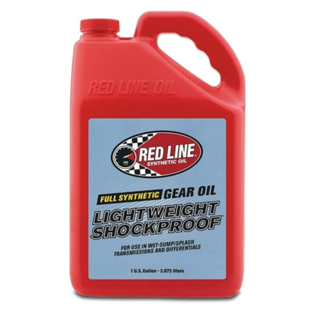 RED LINE OIL 58405 GEAR OIL LIGHTWEIGHT SHOCKPROOF 3.8 L (1 GAL)