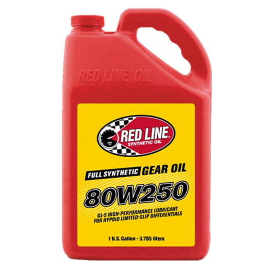 RED LINE OIL 58606 GEAR OIL FOR DIFFERENTIALS 80W250 GL-5, 18.93 L (5 GAL)