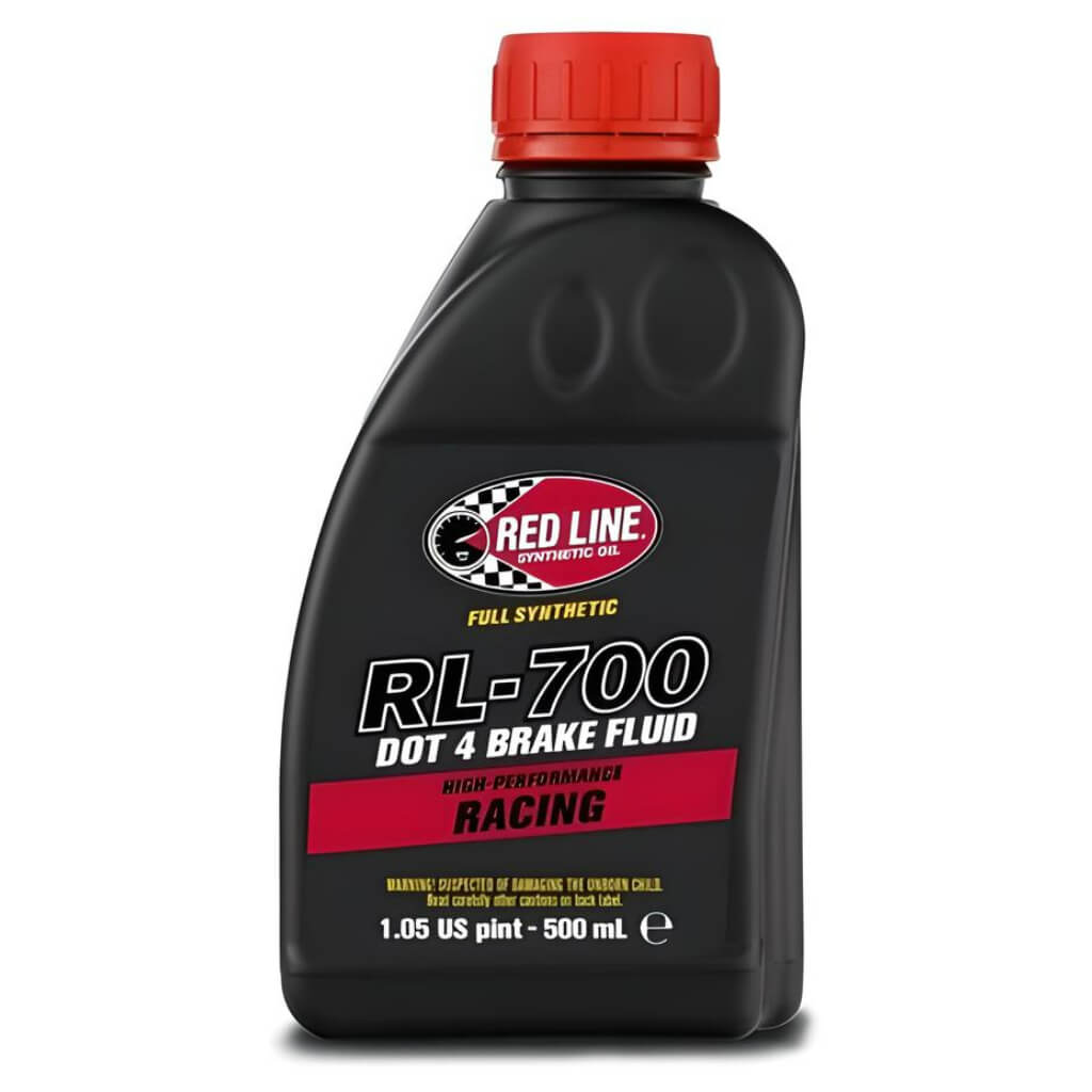 RED LINE OIL 90405 RACING BRAKE FLUID RL-700 DOT 4 0.47 L (1.05 US PINT)