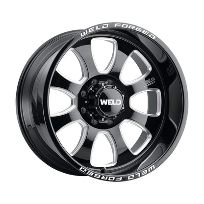 Weld W70704017BBA Renegade Xt Wheel 20x14 8x170 ET-76 BS4.5 Gloss Black & Contrast Cut