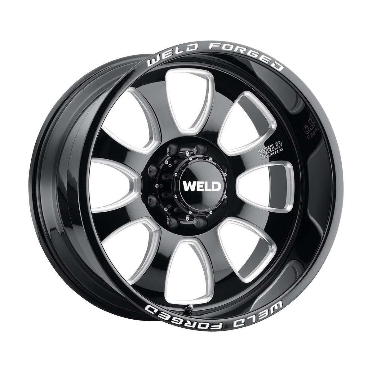 Weld W70702017BBA Renegade Xt Wheel 20x12 8x170 ET-51 BS4.5 Gloss Black & Contrast Cut