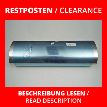 Turbozentrum 291788 - Stainless steel muffler housing / jacket 110x163 mm, length 476 mm TIG welded