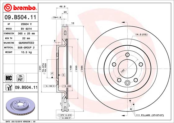 TOURMAX BSC-101 Disc Brake Caliper Repair Kit