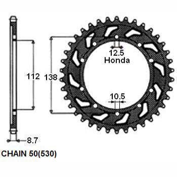 SUNSTAR SUNR1-5485-41 Chain Sprocket