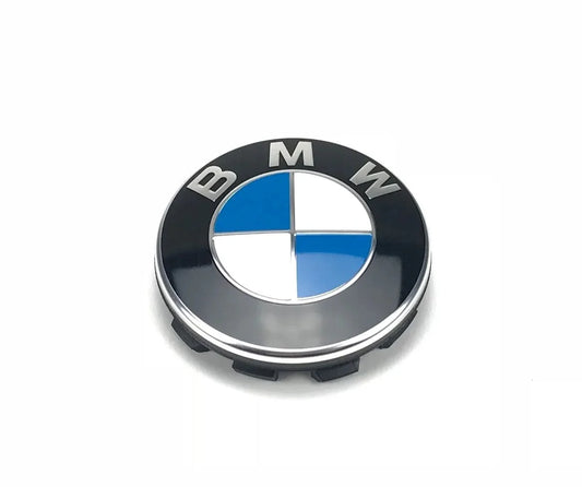 Genuine BMW 36136783536 Wheel Center Cap With Chrome Ring BMW