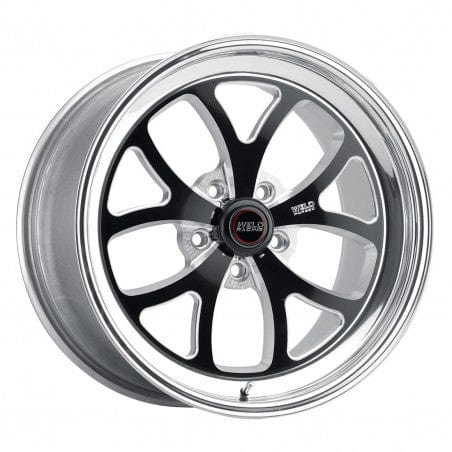 Weld 76HB7050A22A S76 Wheel 17x5 5x4.5 ET-20 BS2.2 Black Center - Polished Shell