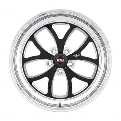 Weld 76HB7050A22A S76 Wheel 17x5 5x4.5 ET-20 BS2.2 Black Center - Polished Shell