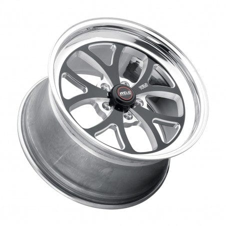 Weld 76HB8100W66A S76 Wheel 18x10 5x115 ET28 BS6.6 Black Center - Polished Shell