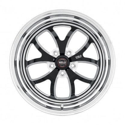 Weld 76MB7100A78A S76 Wheel 17x10 5x4.5 ET58 BS7.8 Black Center - Polished Shell