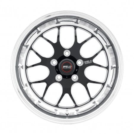 Weld 77HB7070N42A S77 Wheel 17x7 5x120 ET5 BS4.2 Black Center - Polished Shell