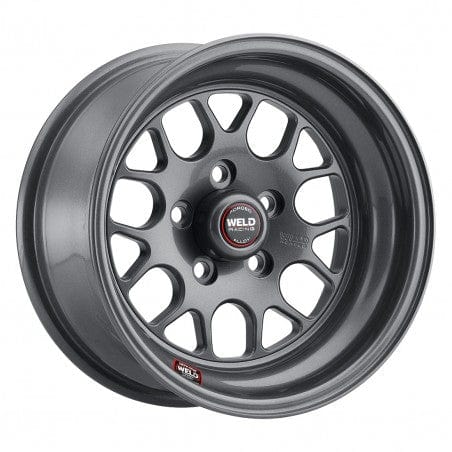 Weld 77MB-507B35A S77 Wheel 15x7 5x4.75 ET-13 BS3.5 Black Center - Polished Shell